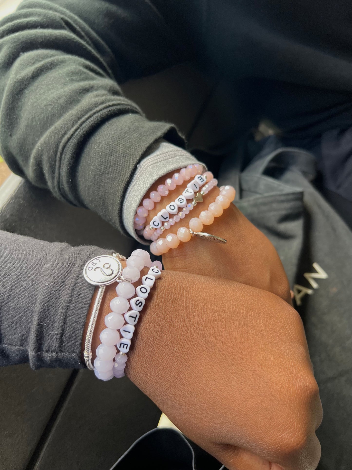 Custom Matching Bracelets. 2 sets of 4