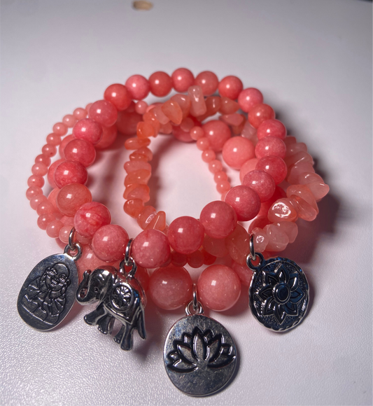 Strawberry Quartz Set