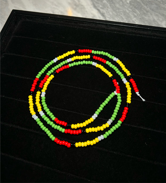 Custom 🇬🇾 Guyana Waistbead