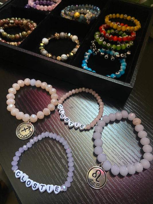Custom Matching Bracelets. 2 sets of 4