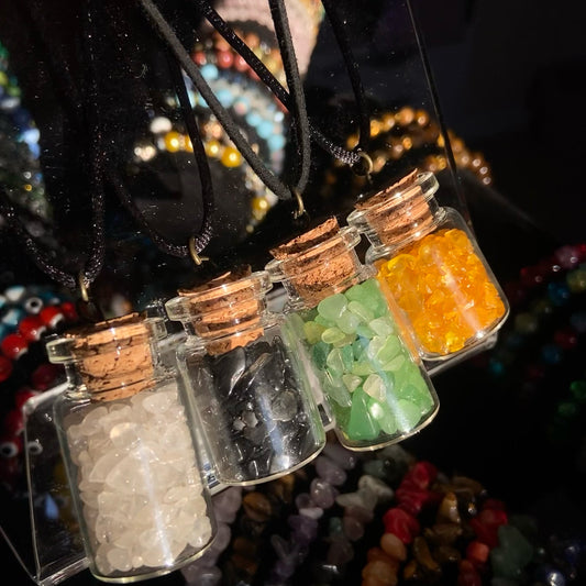 Glass Jar Necklaces