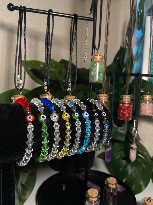 Evil Eye Gem Bracelets