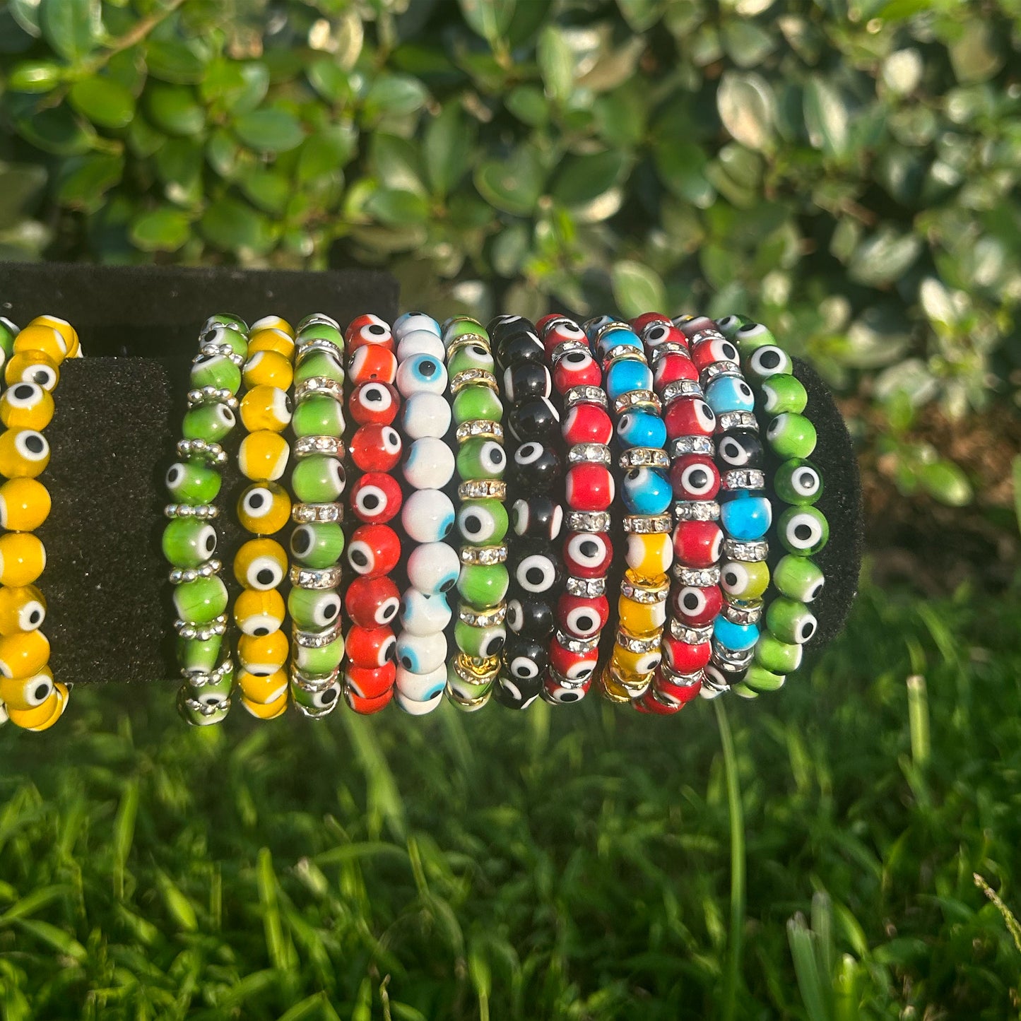 8MM Evil Eye Bracelets