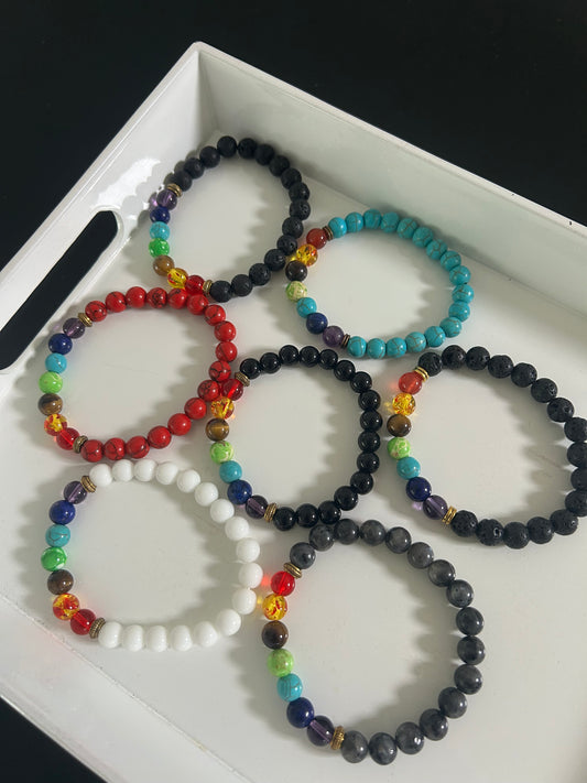Seven Chakra Bracelets