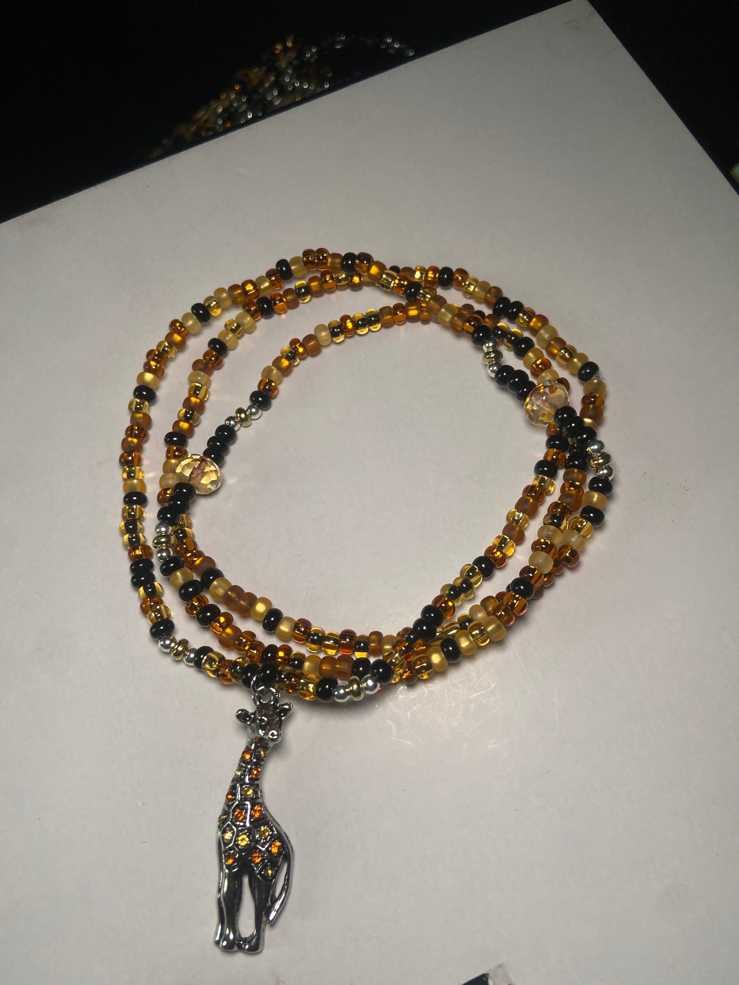 Custom Giraffe Mix Waistbead